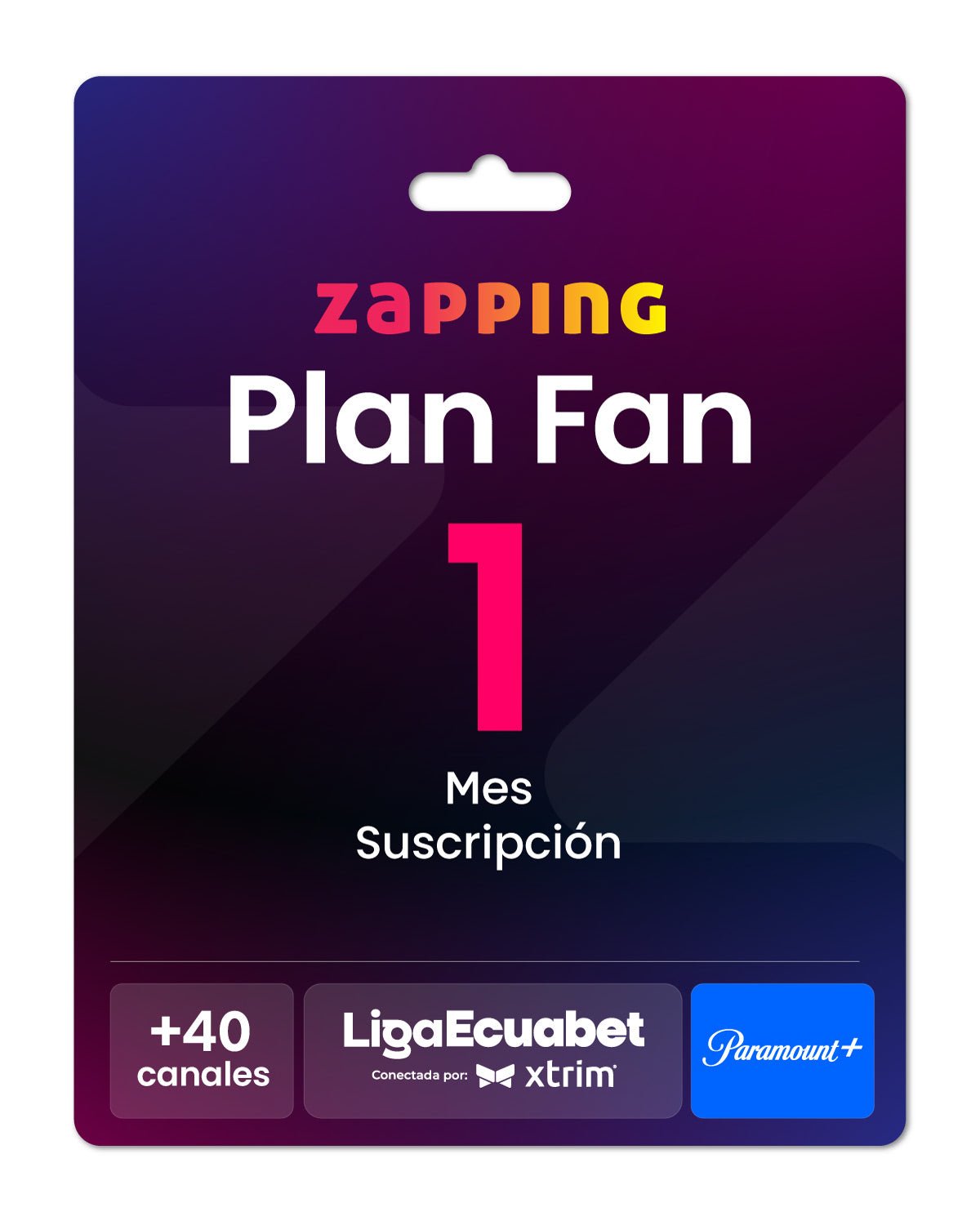 Zapping Plan Fan + Paramount